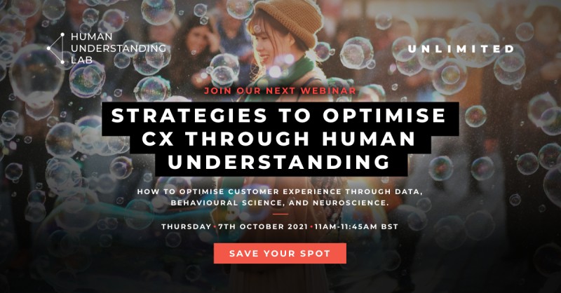 Join our webinar: Strategies to optimise CX through Human Understanding
